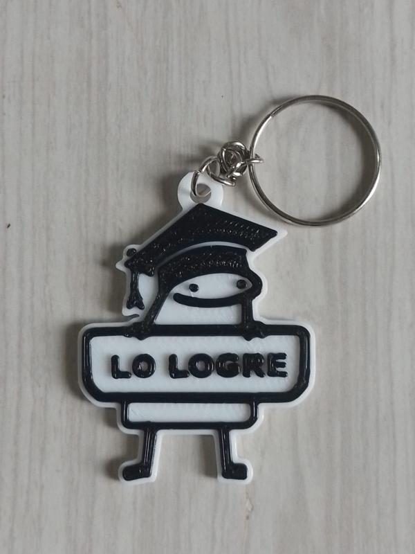 Flork - 2 modelos - Fiesta y logro academico para llaveros