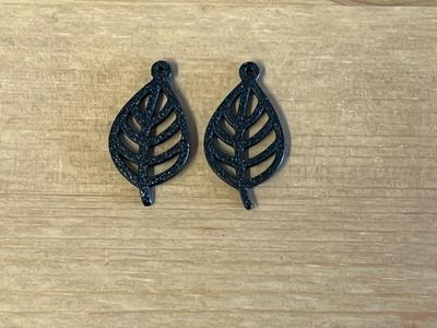 leaf earrings