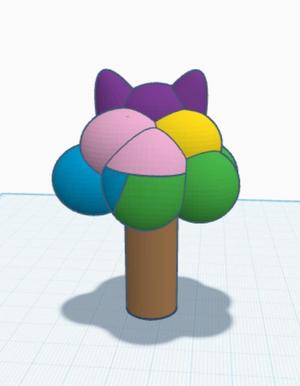 Kitty fairy tree from Gabby's Dollhouse