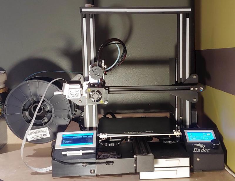 PI4 Ender 3 Touchscreen Case & Holder for Raspberry Pi 4 (4" HDMI)