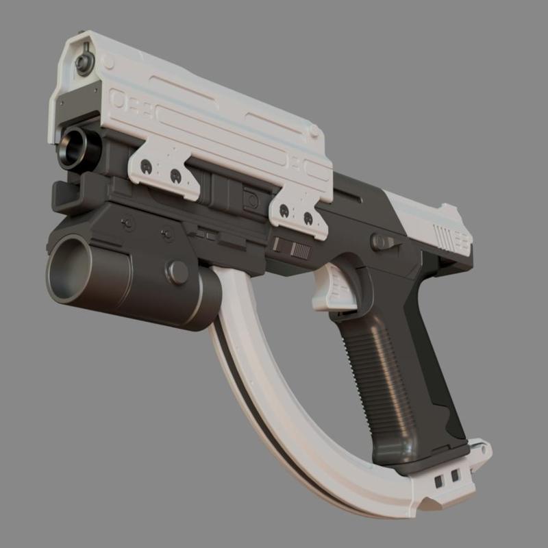 Destiny 2 – Forerunner Exotic Sidearm | 3D Printable Model