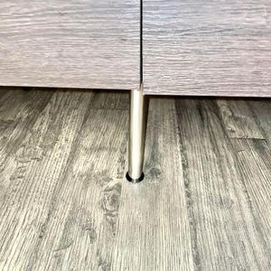 Custom Sink Cabinet Feet with Steel Rod with F3D