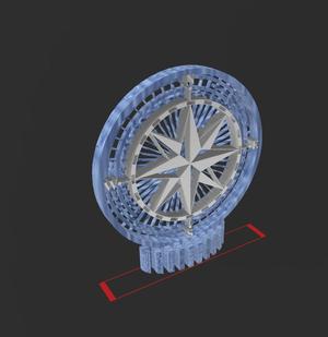 Compass - Q58 - Quick Print Gift - 2D - NO SUPPORT