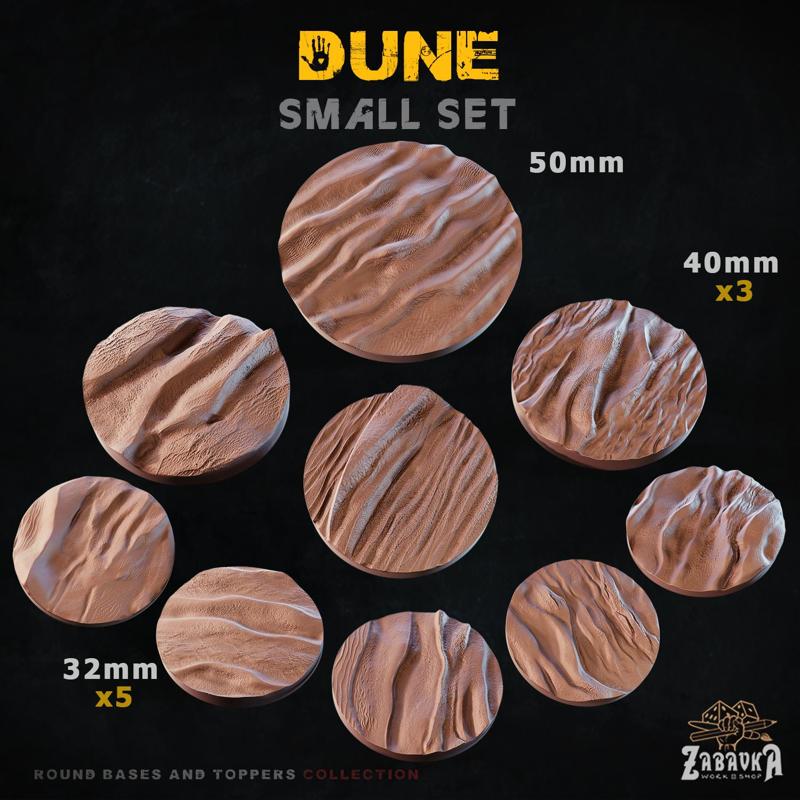 Dune - Bases & Toppers (Small Set)