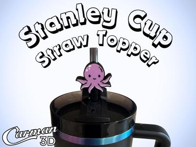 Octopus Stanley Cup Straw Topper