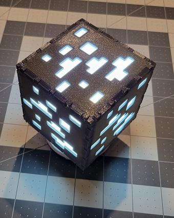 Minecraft ore night light or accent light