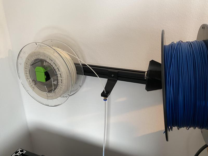 filament guide for 3030 extrusion
