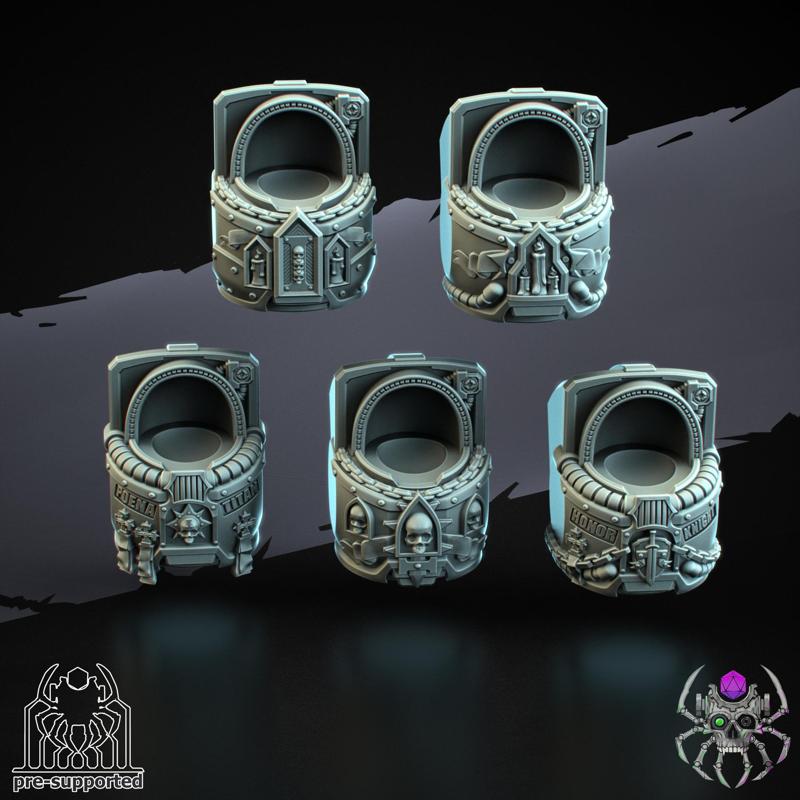 Demon Hunters Heavy Armor Squad Chests and Legs (Bits)