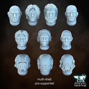 Desert House Trooper Heads - Anvil Digital Forge