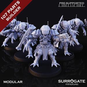 Biohackers Bio Initiates, Surrogate Miniatures November 2023 Modular Unit Release