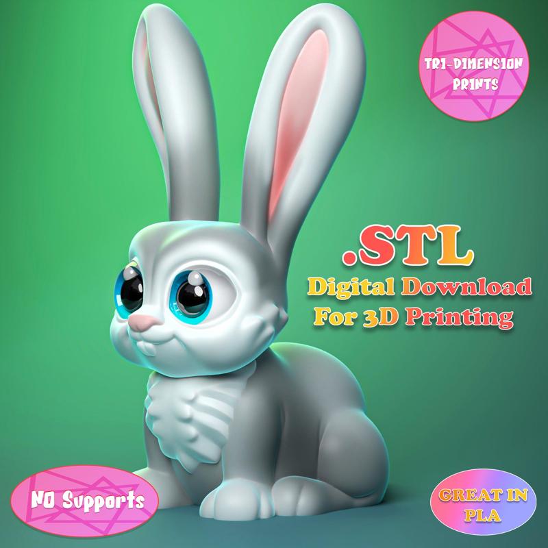 CUTE RABBIT (NO SUPPORTS)