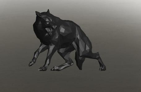 Storm of the Wild Wolf - Low Poly - Excellent Design - Decor