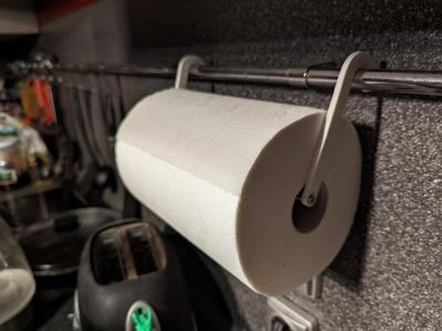 Kitchen towel rail holder