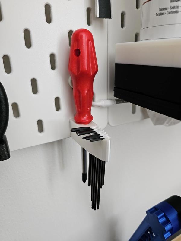 Skadis: Prusa MK4 Hex Key + Screwdriver Storage