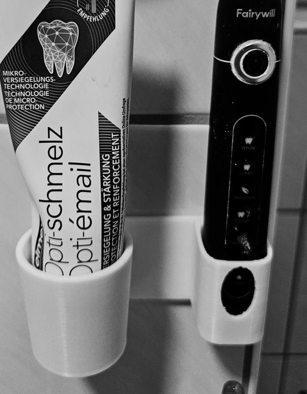 Fairywill toothbrush  / toothpaste wall mount