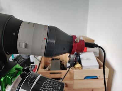 Astro cam 1.25" to Canon EF lens adaptor