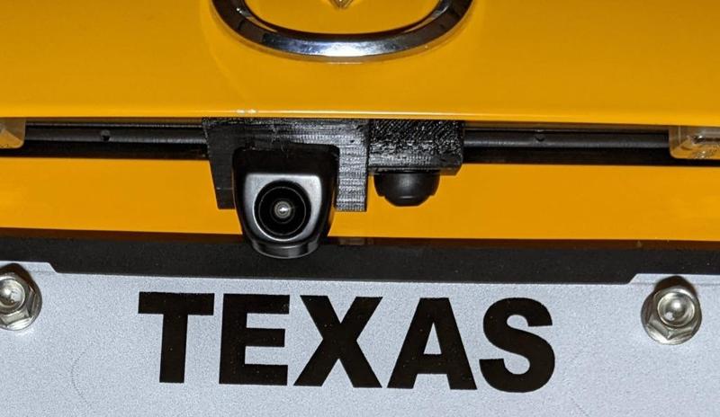 NC Miata Backup Camera Mount