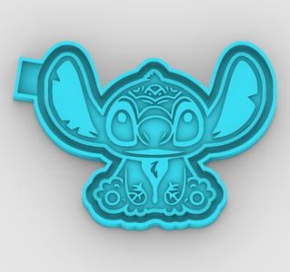 stitch aztek 181639 - freshie mold - STL for silicone mold