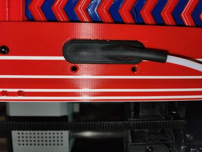 Vision enclosure rear top panel bigger pass through