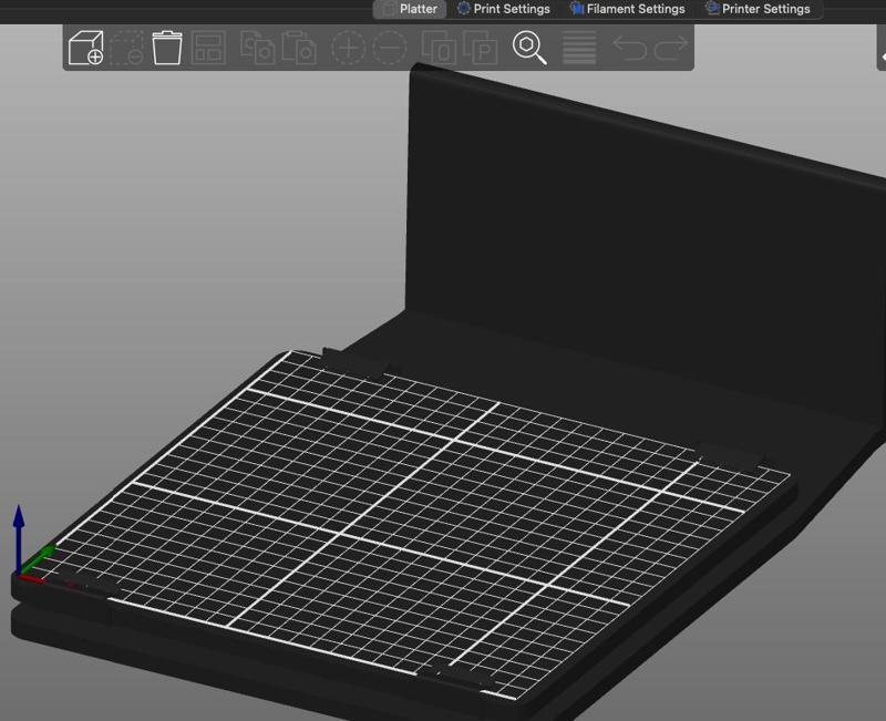Ultimaker 2GO superSlicer/ prusaSlicer buildplate model