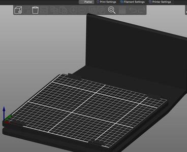 Ultimaker 2GO superSlicer/ prusaSlicer buildplate model
