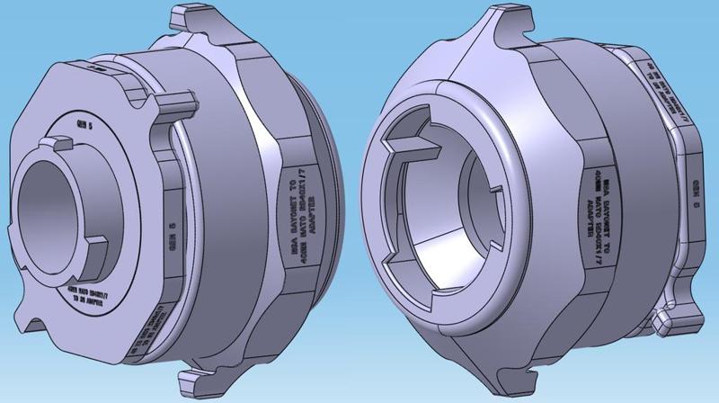 MSA® Bayonet to 3M™ Bayonet Filter Adapter