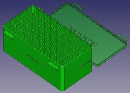 .50 Alaskan Head Up, Snug Double Snap Latch Modular Ammo Box