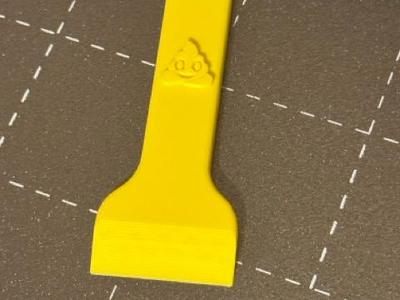 Emoji Poop Bed Scraper
