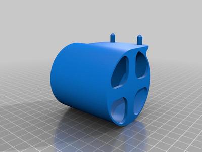 Wastebag roll holder