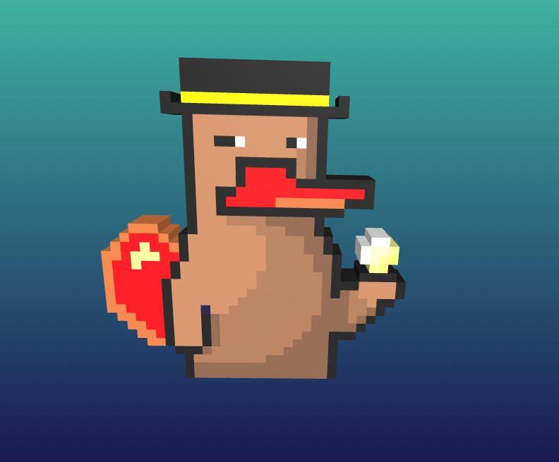 Pixel platapus