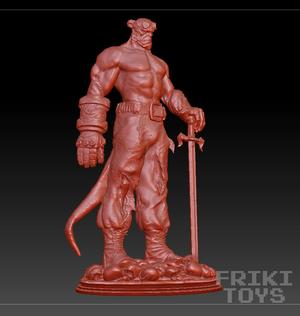 Hellboy Bas Relief Design - FrikiToys