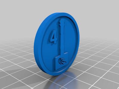 Warcry Objective Tokens - Warrior Chamber