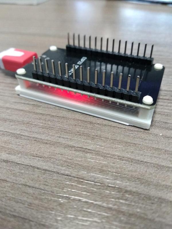 ESP32 DevKitV1 mount with LED holes