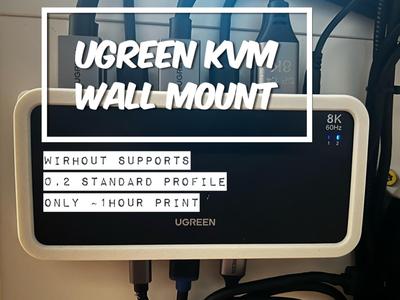 UGREEN Displayport KVM Switch Wall Mount