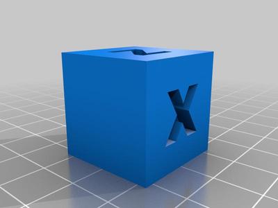 XYZ 24mm Calibration Cube