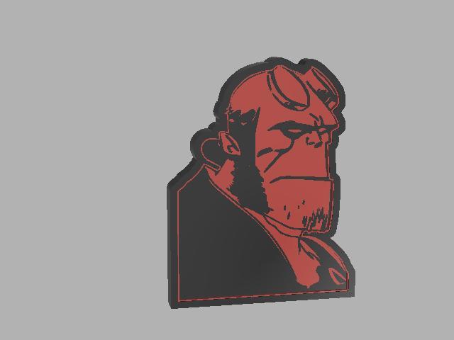 Hell boy lamp