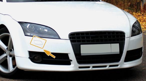 Audi TT 8J Headlight Washer Nozzle Cap