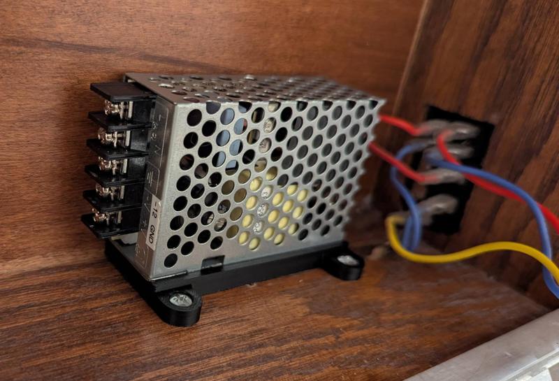 Mounting Bracket for Mean Well RS-25 Series Power Supply