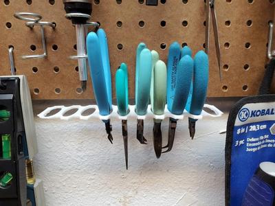 3" Peg Board Tool Holder
