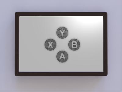 Xbox Button Wall Art