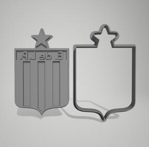 Cookie Cutter - Cookie Cutter - Club Estudiantes de La Plata Coat of Arms