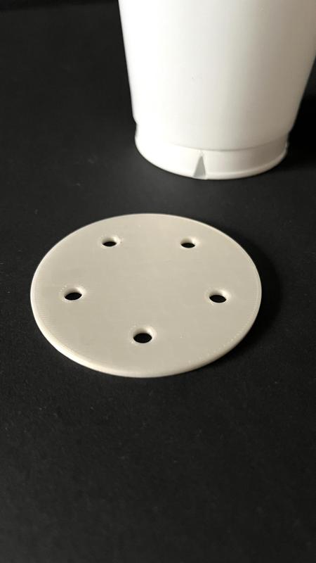 Planting pot base, convert yogurt cup to inner plant pot