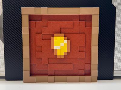 Gold Nugget - Minecraft Item Frame