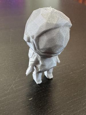 Low poly chibi astronaut