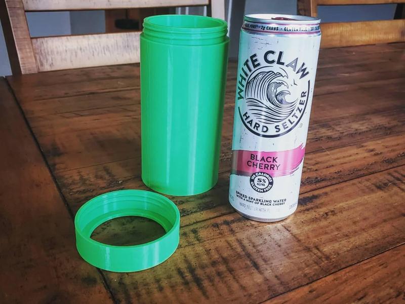 12oz Slim Can Screw on top Koozie