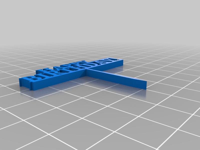 Happy Birthday Cake Topper