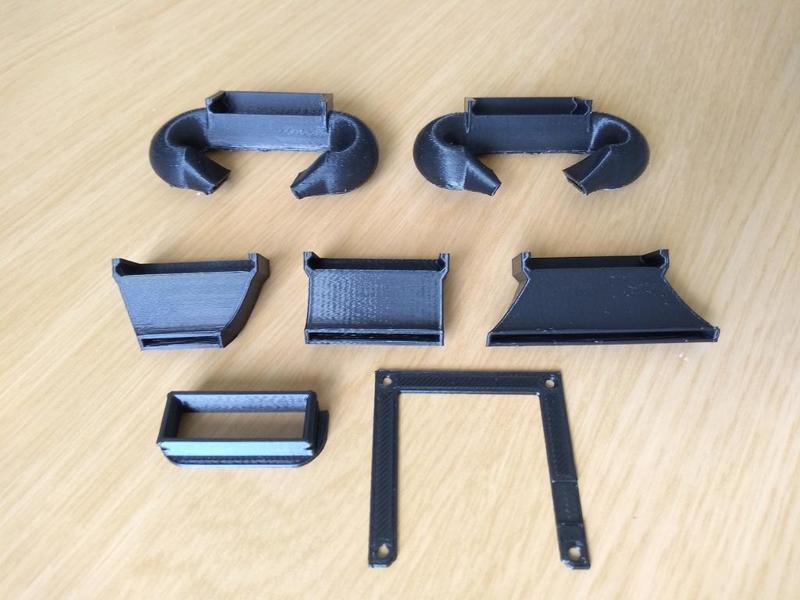 FLSUN Q5 swappable / interchangeable cooling ducts