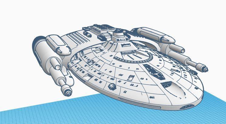 Star Trek Voyager Intrepid Class Gunship