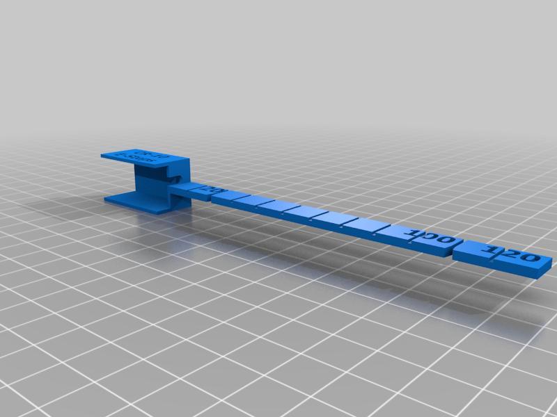 CR-10 E-Steps Ruler