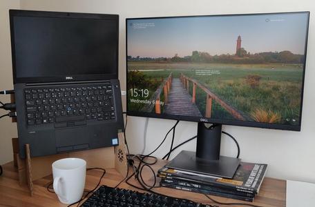 Simple Cardboard Laptop Stand